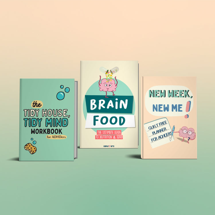 O pacote EVERYTHING ADHD - Pacote de e-books para impressão digital