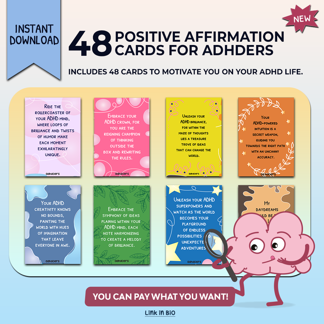 48 Positive Affirmations for ADHDers