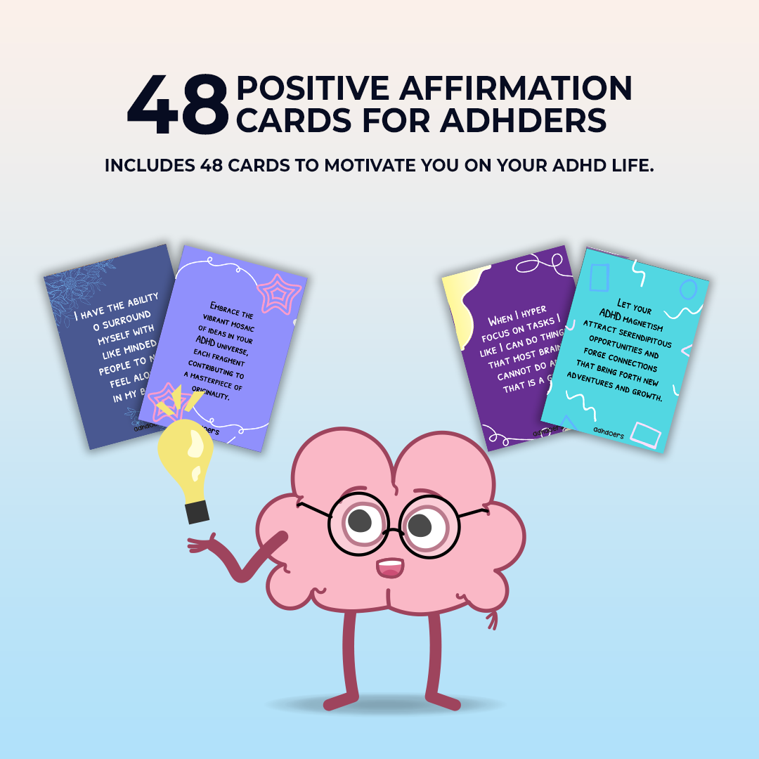 48 Positive Affirmations for ADHDers