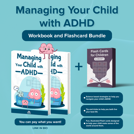 Managing Your Child with ADHD & Flash Cards Bundle
