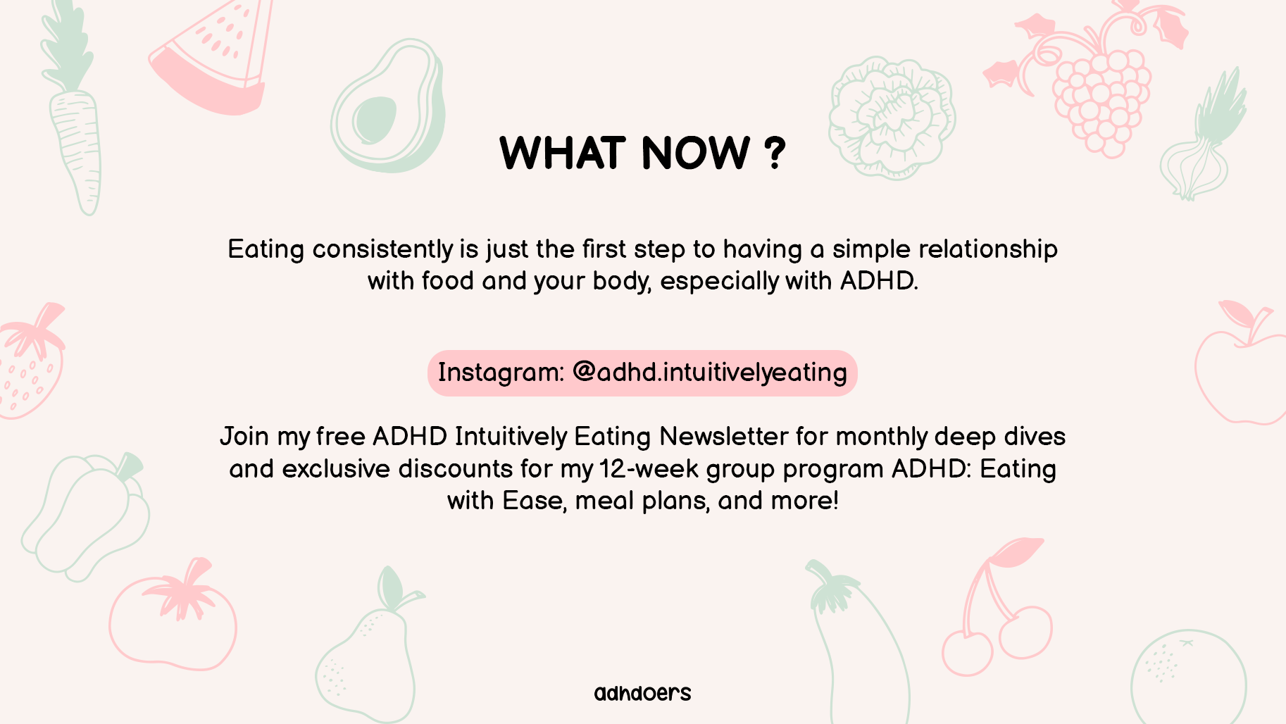 ADHD and Nutrition, an ADHDers Guide to Eating Consistently!