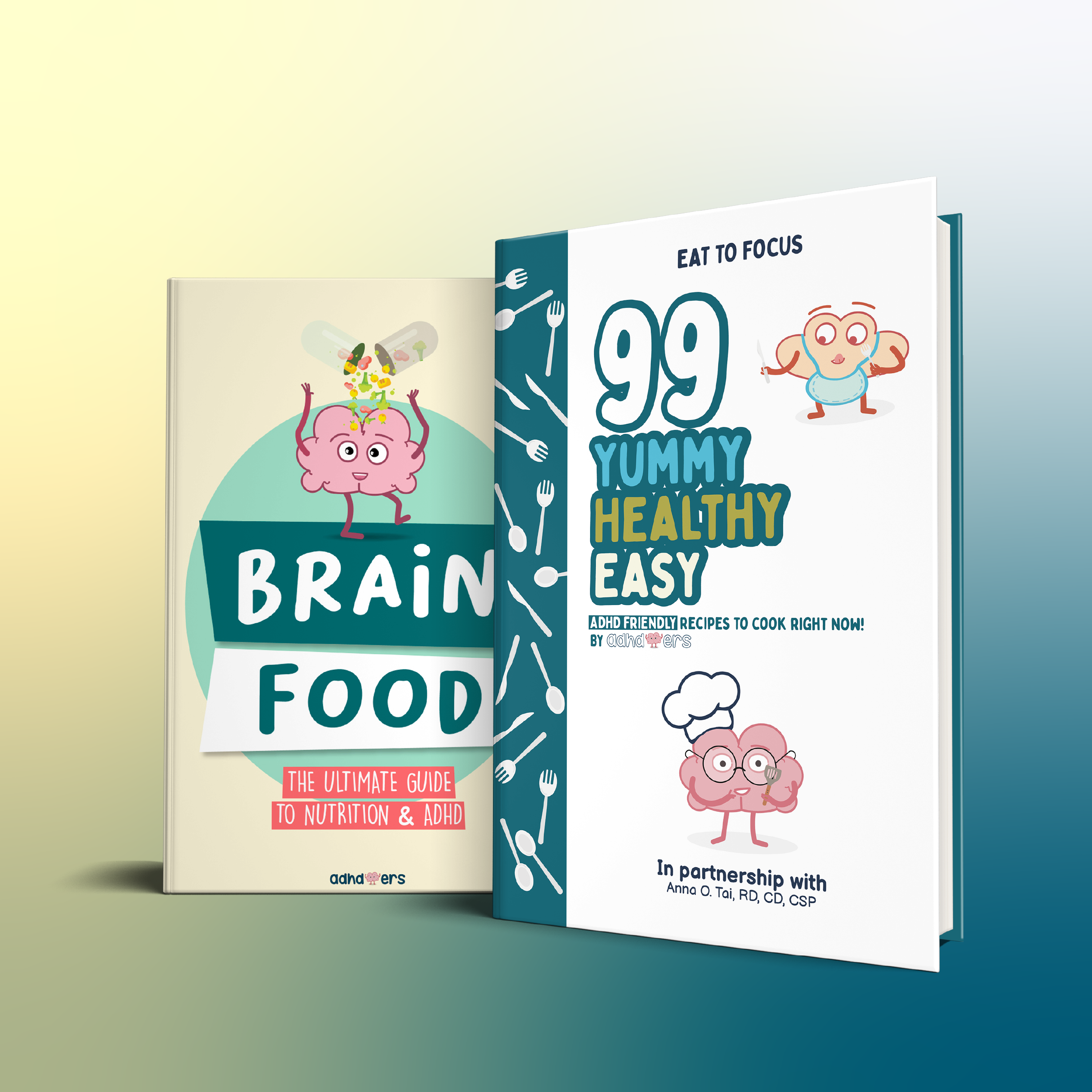 The ADHD Cooking and Nutrition - Pacote de e-books para impressão digital