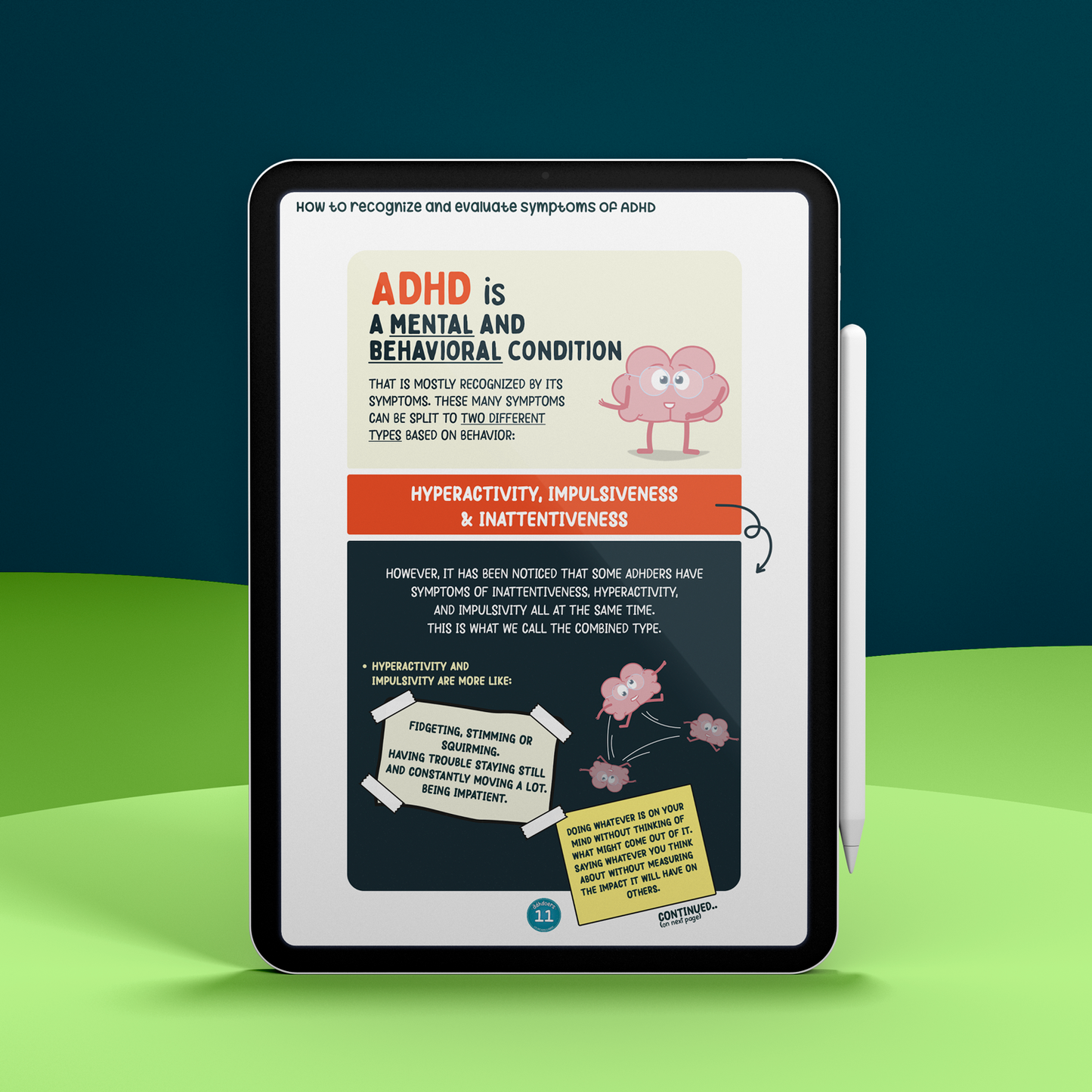 The ADHD Brain Explained - Digital Printable Manual - ADHDoers