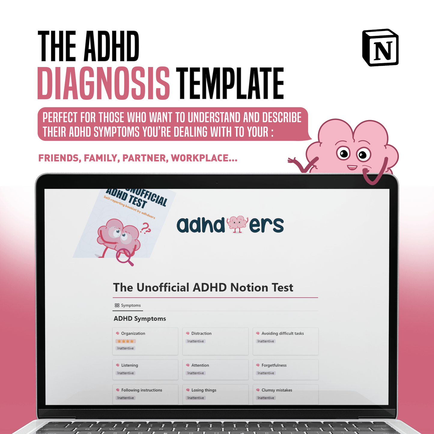 ADHD Diagnosis Tracker - Notion Template