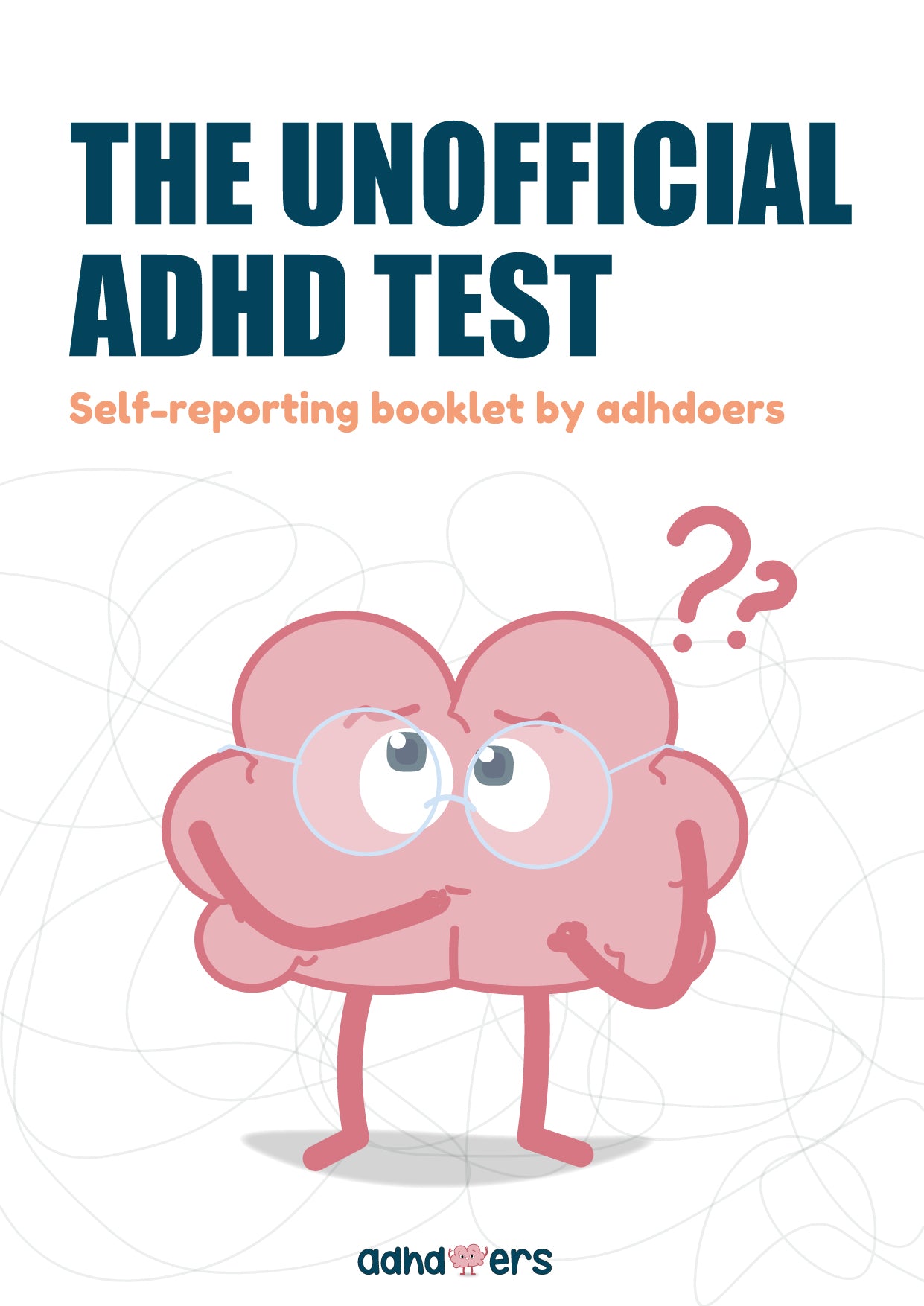 El folleto de prueba de TDAH no oficial - libro de trabajo imprimible digital 