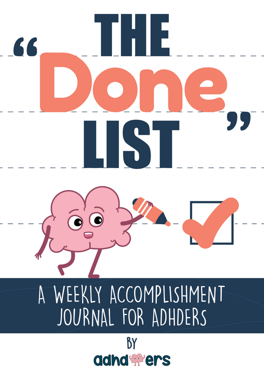 A LISTA “CONCLUÍDA”: um diário semanal de realizações para pessoas com TDAH