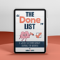 THE “DONE” LIST: a Weekly Accomplishment Journal for ADHDers